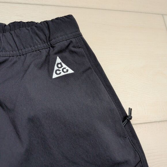 Nike ACG Mid Rise Hiking Pants Women's Medium Black Cargo Belted FD5211-247 EUC - Picture 5 of 15